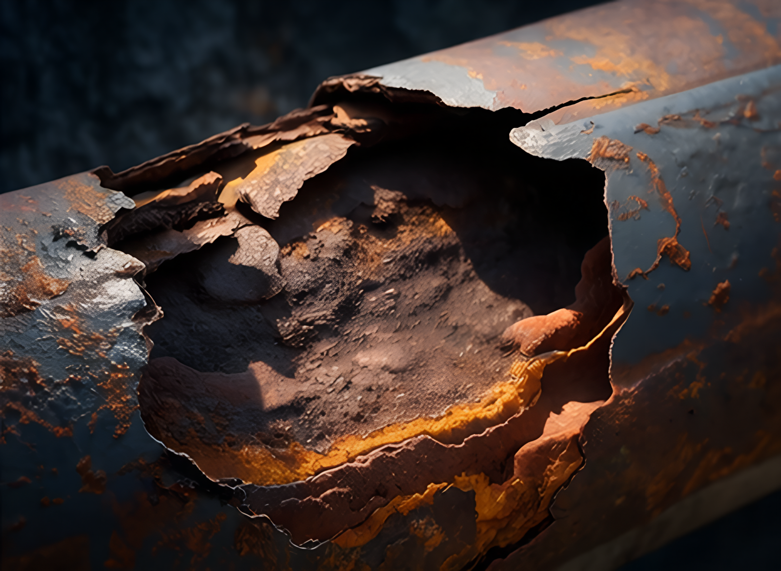 Close-up of an HVAC coil operating in a wet, high-condensate environment